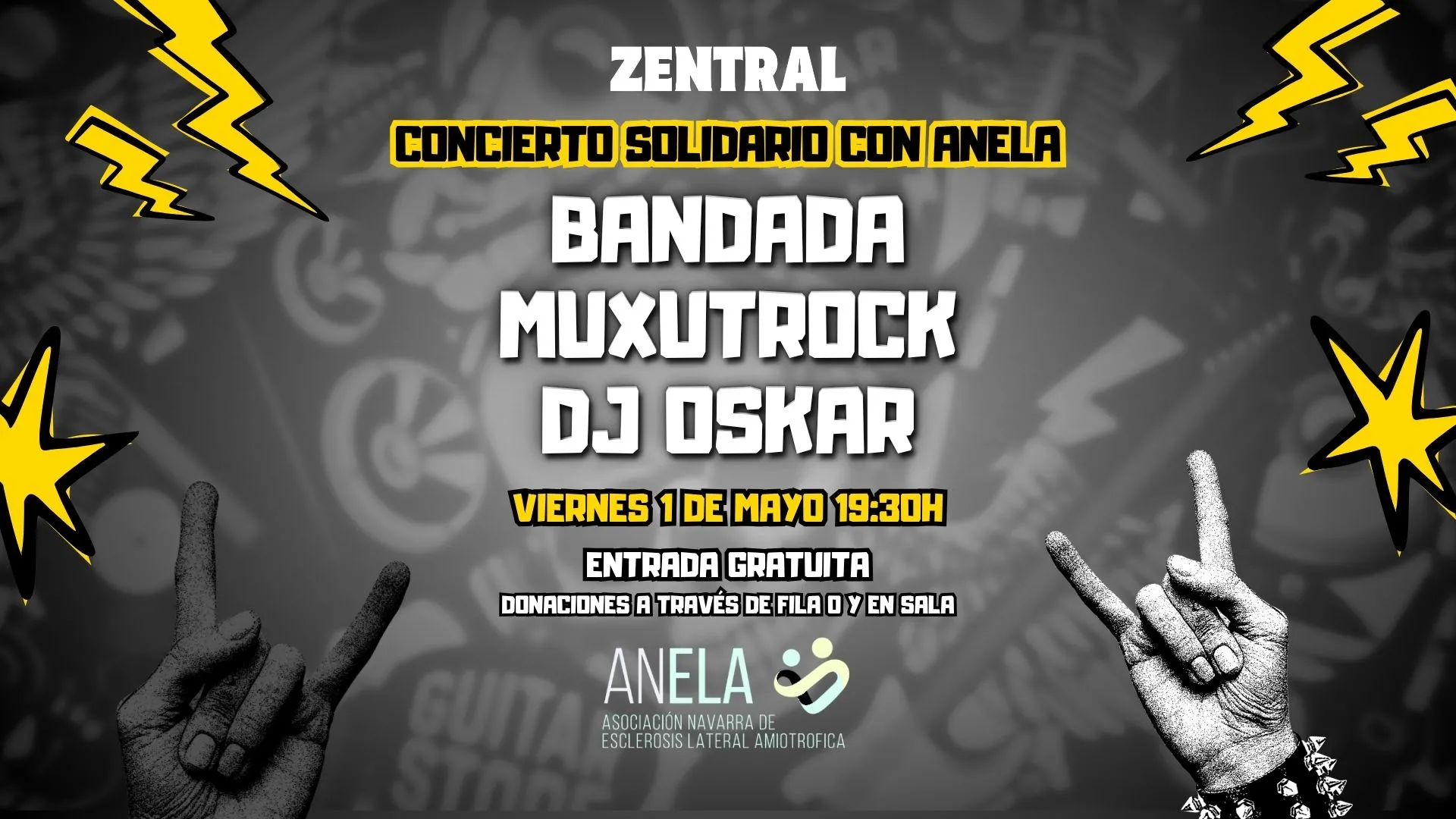Banner concierto solidario