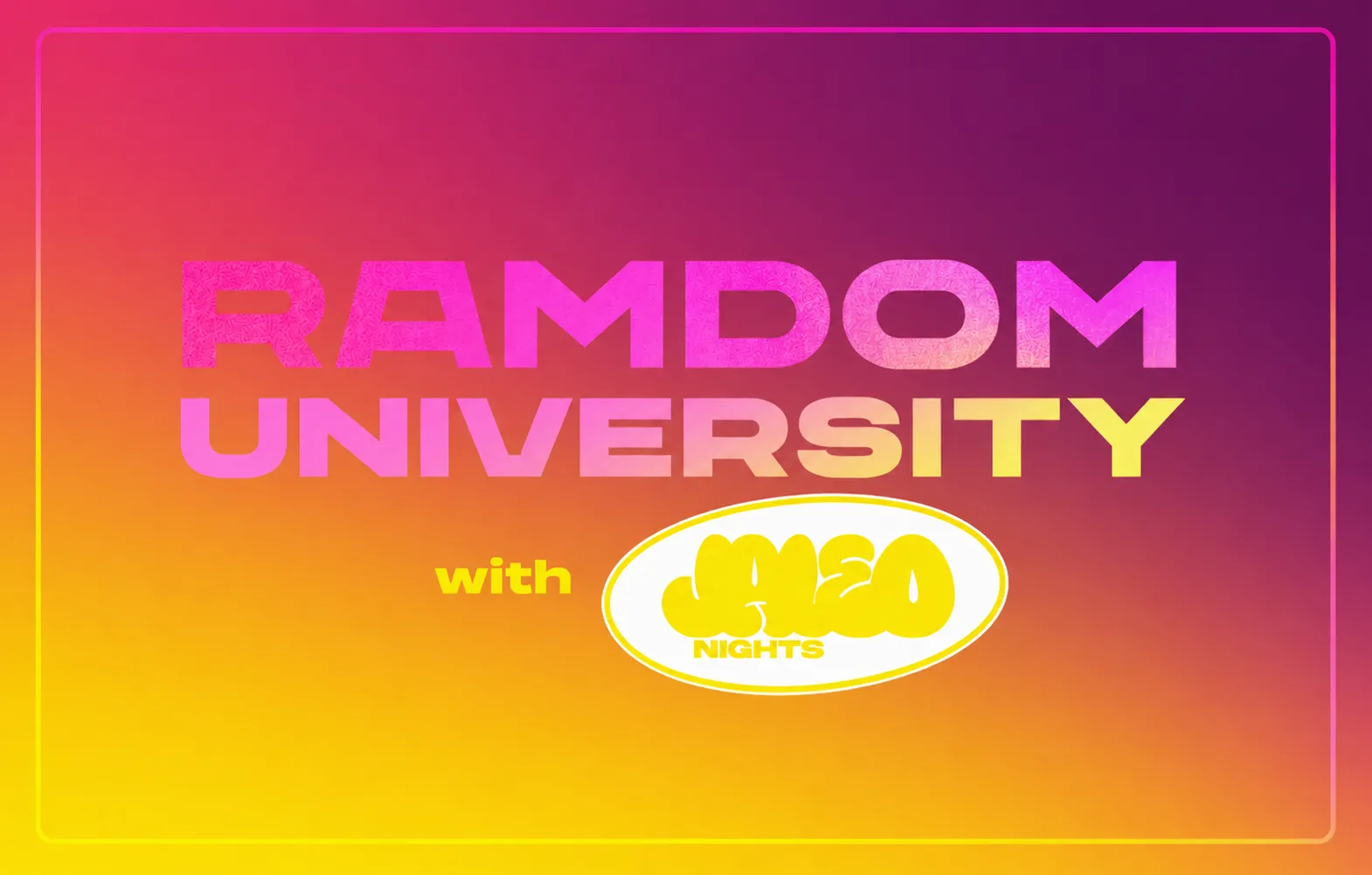 ramdom university with JALEO