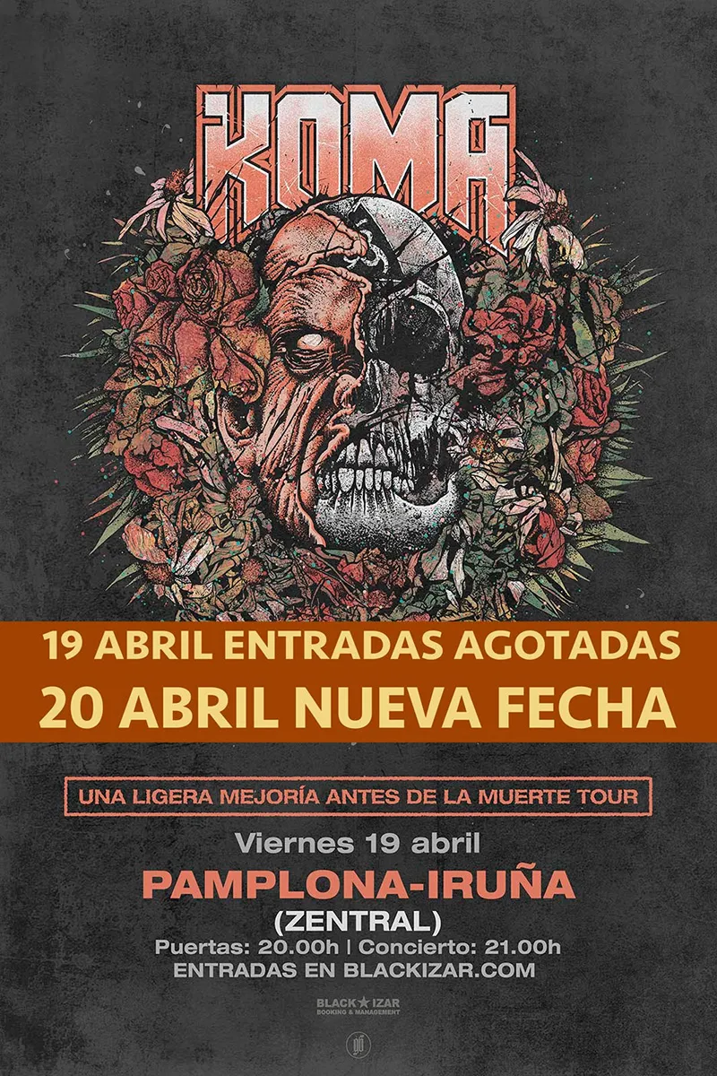 Koma cartel fechas