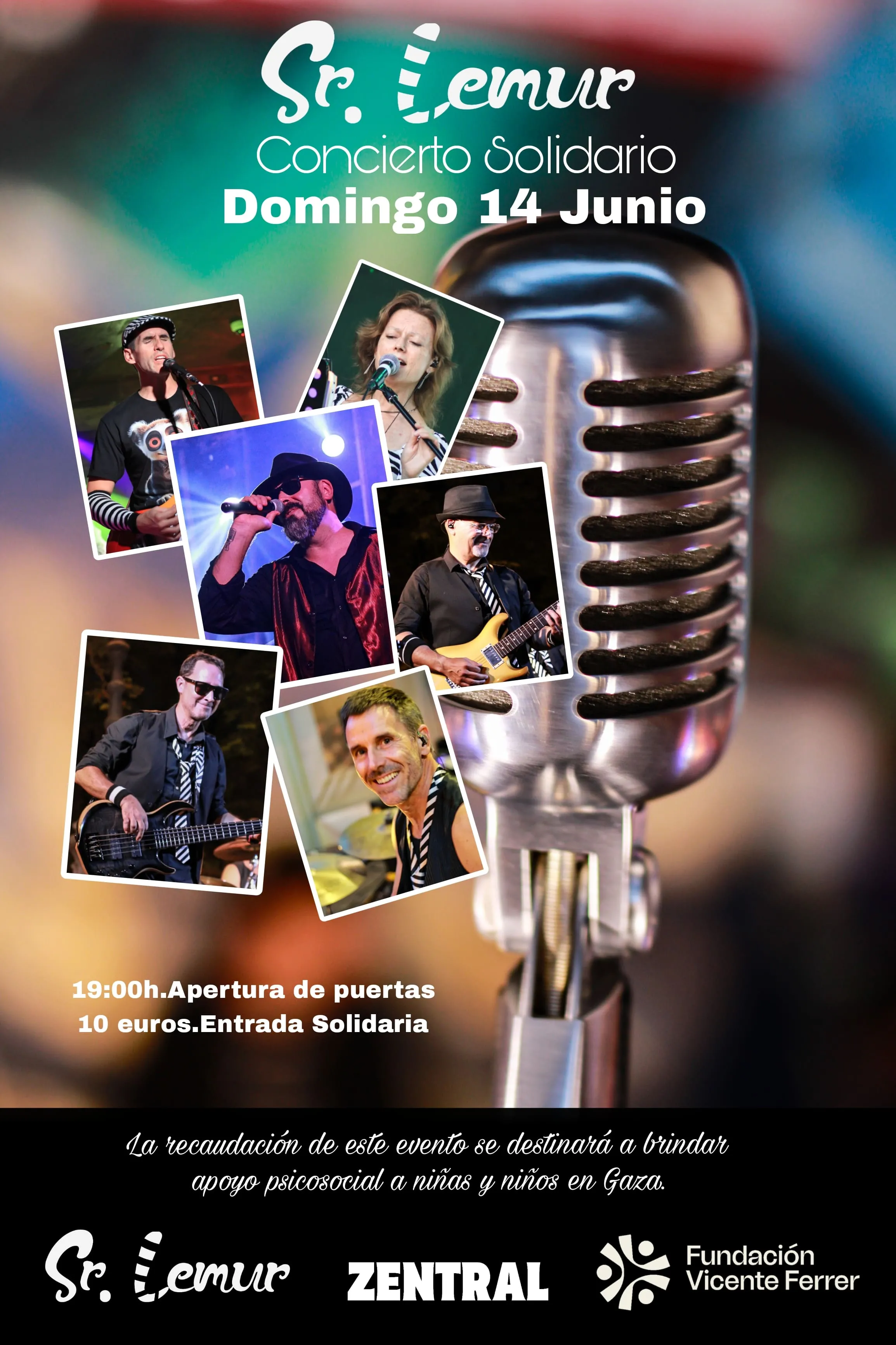 Cartel concierto solidario